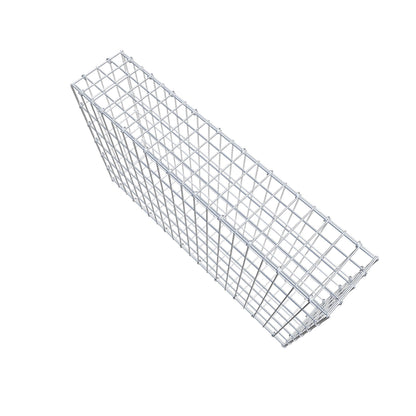 Gabion 100 cm x 60 cm x 20 cm (L x H x P), mailles 5 cm x 10 cm, anneau en C