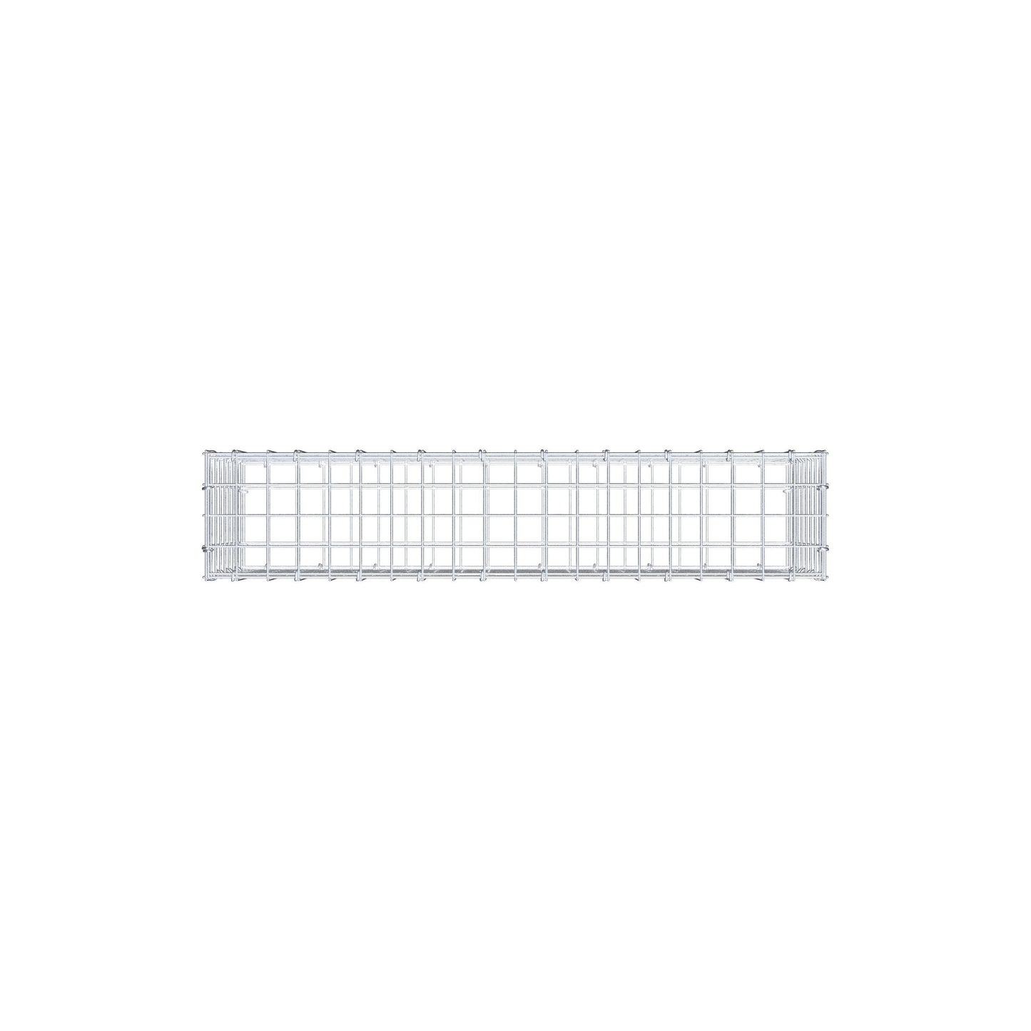 Gabion 100 cm x 40 cm x 20 cm (L x H x D), maskestørrelse 5 cm x 5 cm, C-ring