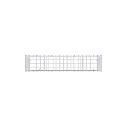 Gabion 100 cm x 40 cm x 20 cm (L x H x D), maskestørrelse 5 cm x 5 cm, C-ring