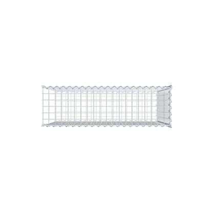 Gabião tipo 2 100 cm x 80 cm x 30 cm (C x A x P), malhagem 5 cm x 5 cm, espiral