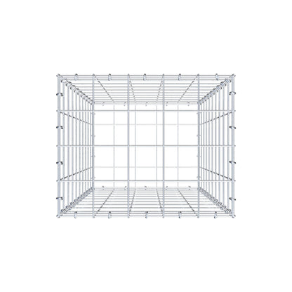 Gabion 100 cm x 50 cm x 40 cm (L x H x D), maskestørrelse 10 cm x 10 cm, C-ring