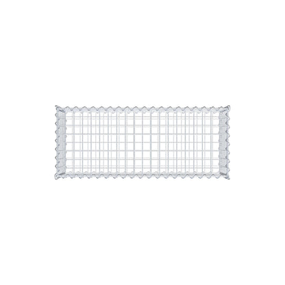 Gabion 100 cm x 30 cm x 40 cm (L x H x D), maskestørrelse 5 cm x 5 cm, spiral