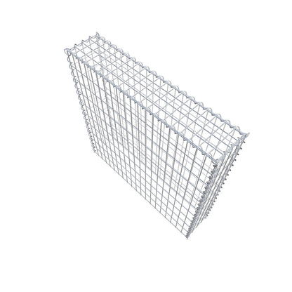 Gabião tipo 3 100 cm x 100 cm x 20 cm (C x A x P), malhagem 5 cm x 10 cm, espiral