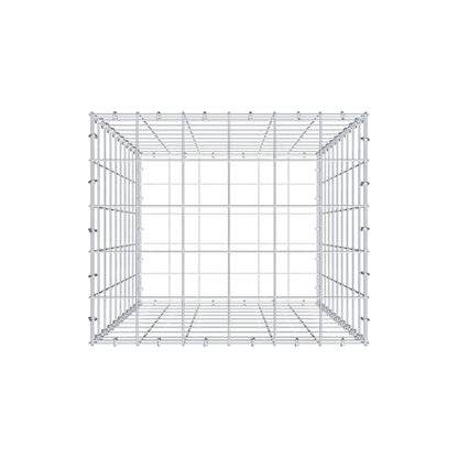 Gabião 100 cm x 60 cm x 50 cm (C x A x P), malhagem 10 cm x 10 cm, anel C