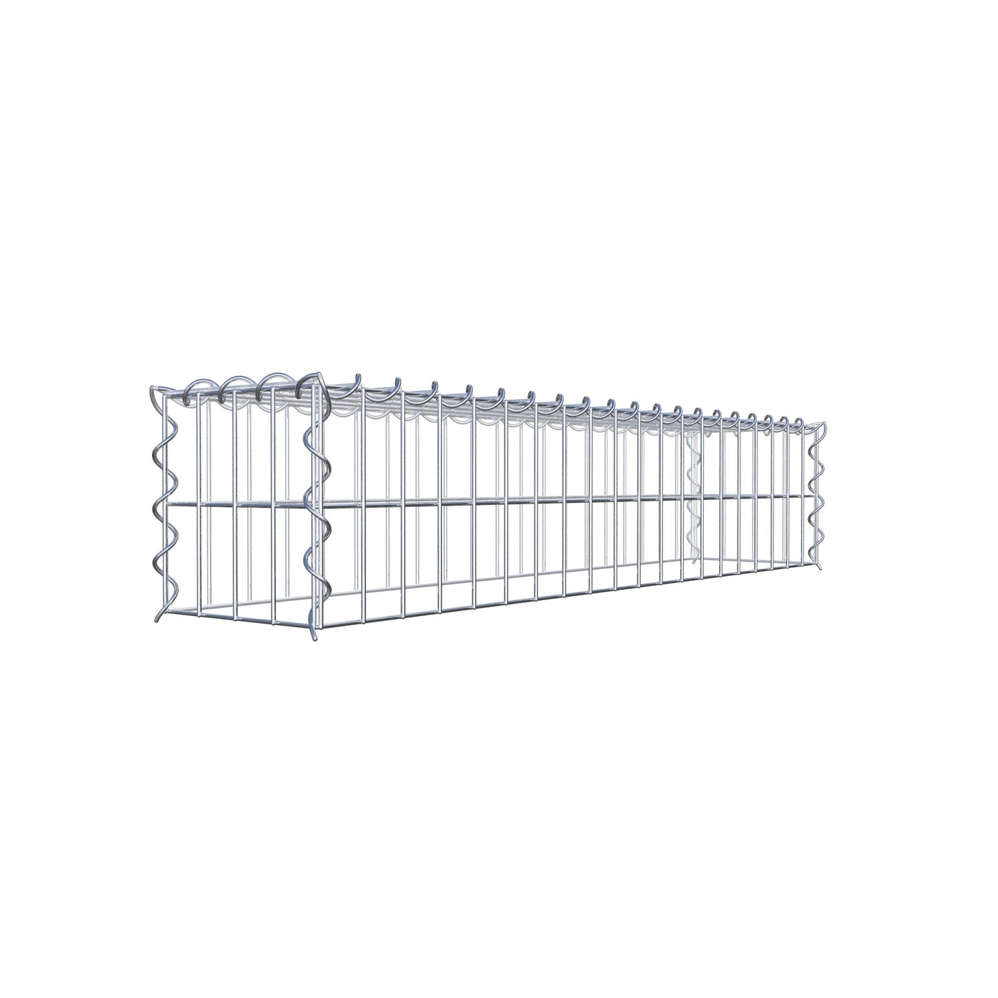 Gabião tipo 3 100 cm x 20 cm x 20 cm (C x A x P), malhagem 5 cm x 10 cm, espiral