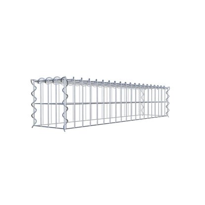 Gabião tipo 3 100 cm x 20 cm x 20 cm (C x A x P), malhagem 5 cm x 10 cm, espiral