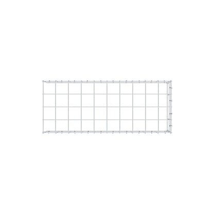 Gabião Tipo 4 100 cm x 20 cm x 40 cm (C x A x P), malhagem 10 cm x 10 cm, anel C