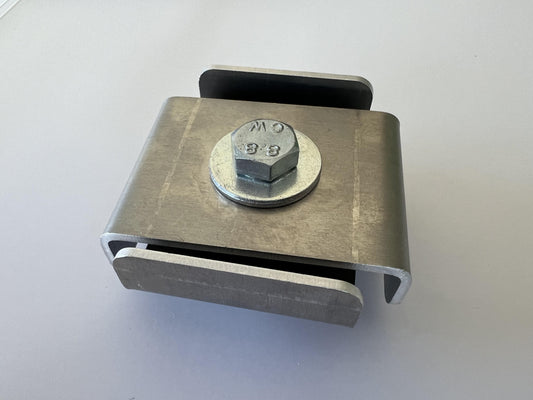 Grampo para 5 x 5 cm, alumínio