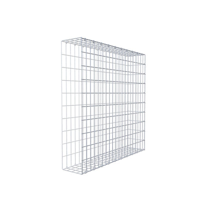 Gabbione aggiuntivo tipo 2 100 cm x 100 cm x 20 cm, maglia 5 cm x 10 cm, anello a C