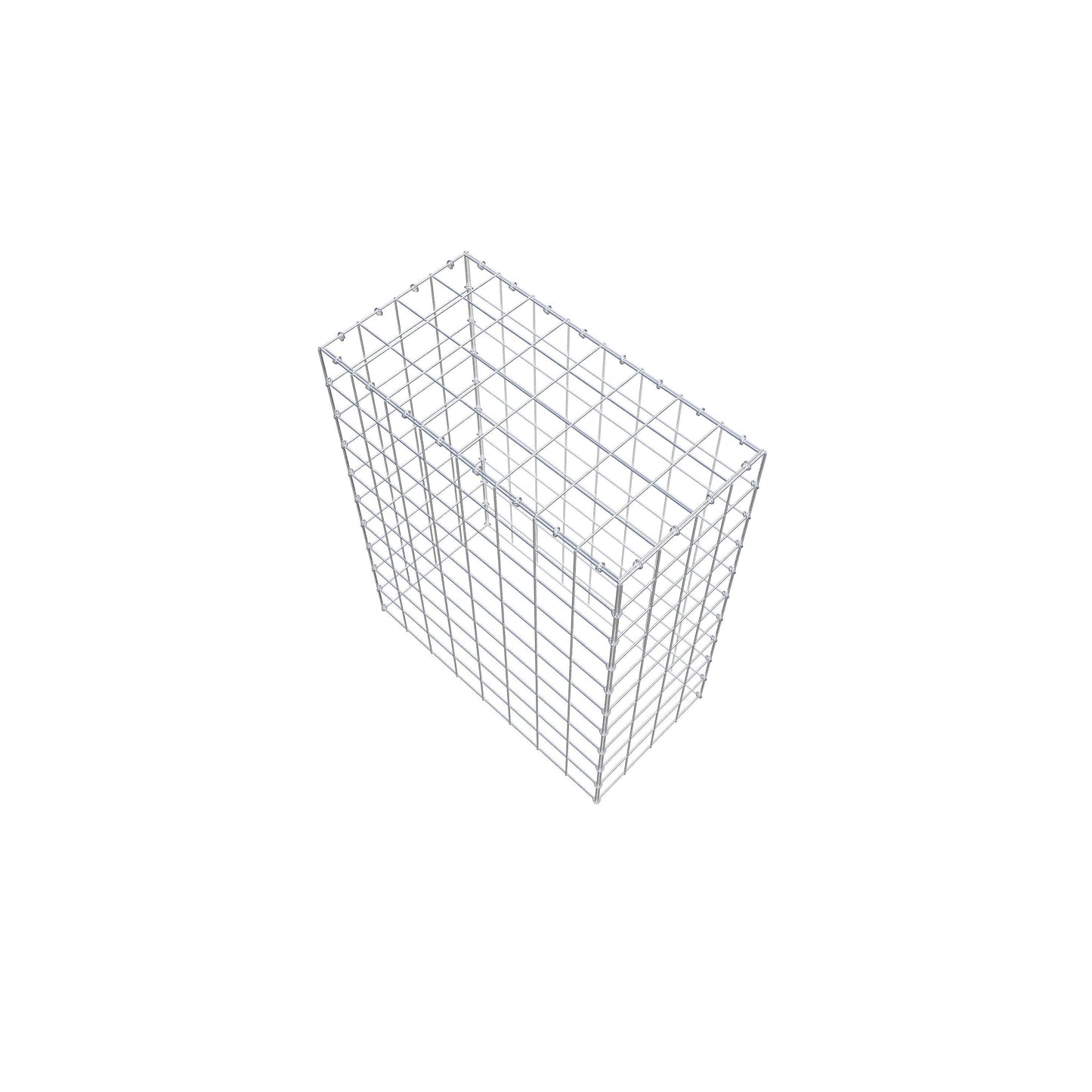 Gabbione aggiuntivo di tipo 3 100 cm x 80 cm x 40 cm (L x H x P), maglia 10 cm x 10 cm, anello a C