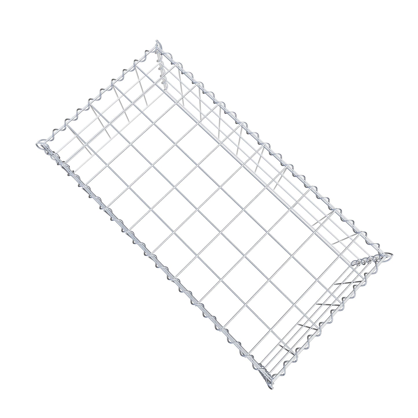 Gavión complementario tipo 3 100 cm x 30 cm x 50 cm (L x A x P), malla 10 cm x 10 cm, espiral