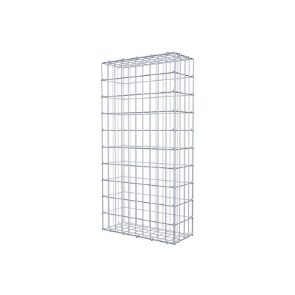 Gabião 100 cm x 20 cm x 50 cm (C x A x P), malhagem 5 cm x 10 cm, anel C