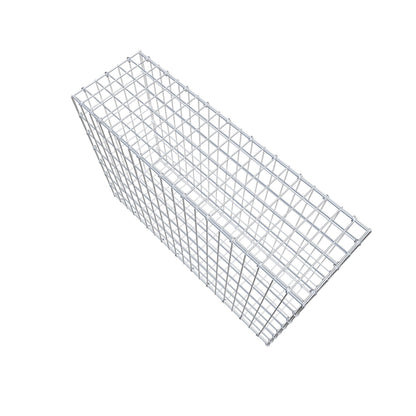 Gabião 100 cm x 70 cm x 30 cm (C x A x P), malhagem 5 cm x 10 cm, anel C