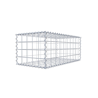 Gabião 100 cm x 40 cm x 50 cm (C x A x P), malhagem 10 cm x 10 cm, espiral