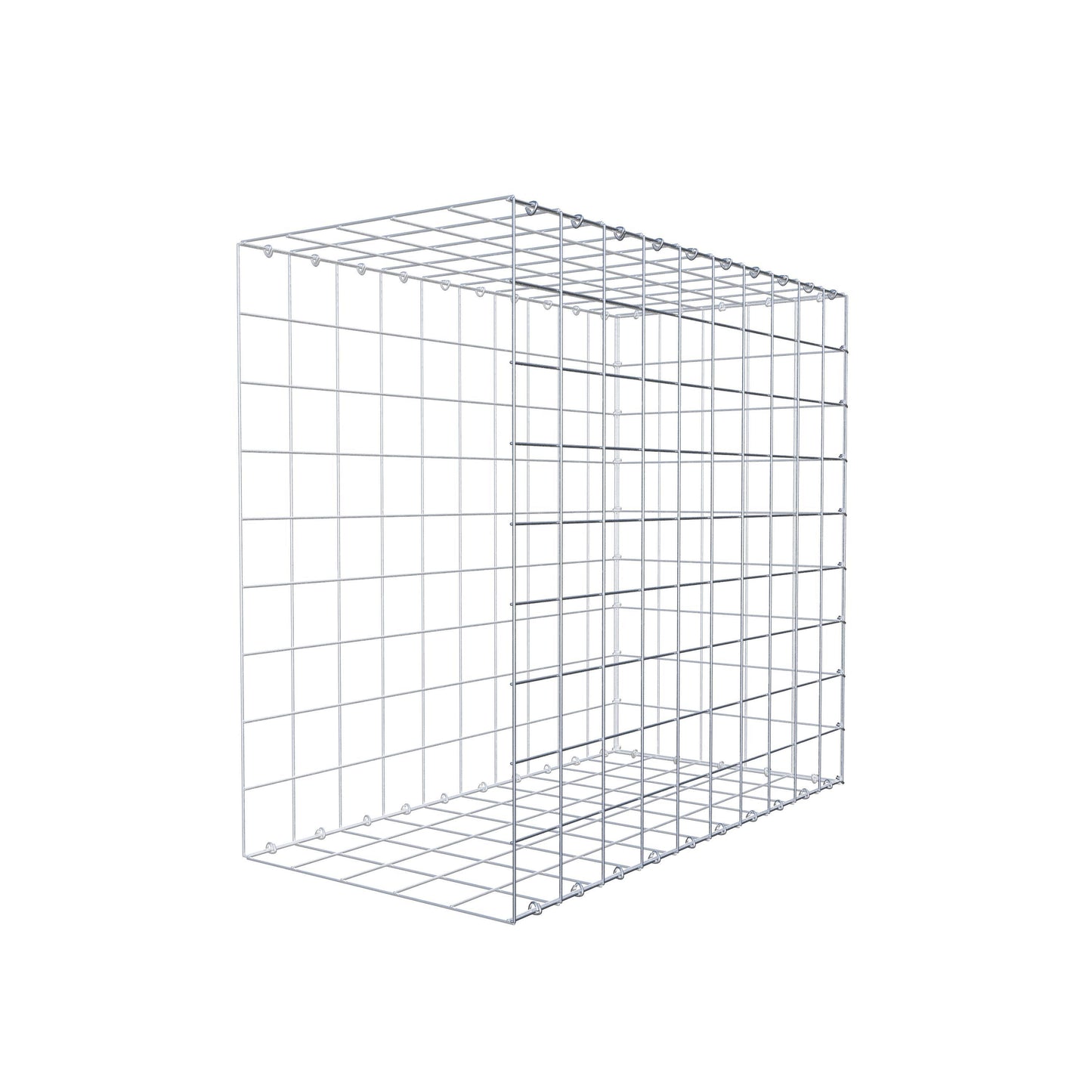 Gavión complementario de tipo 2 100 cm x 90 cm x 50 cm (L x A x P), malla 10 cm x 10 cm, anillo en C