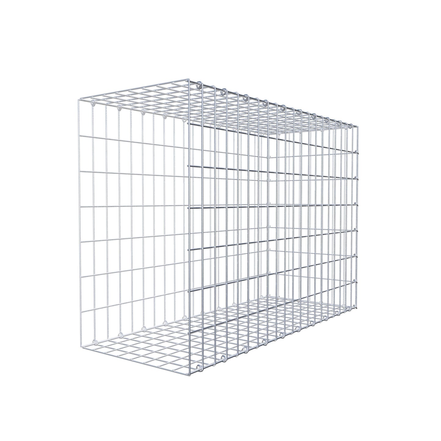 Anbaugabione Typ 2 100 cm x 70 cm x 40 cm, Maschenweite 5 cm x 10 cm, C-Ring