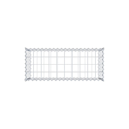 Gabião 100 cm x 40 cm x 40 cm (C x A x P), malhagem 10 cm x 10 cm, espiral