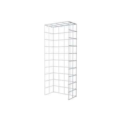 Gabião Tipo 4 100 cm x 20 cm x 40 cm (C x A x P), malhagem 10 cm x 10 cm, anel C