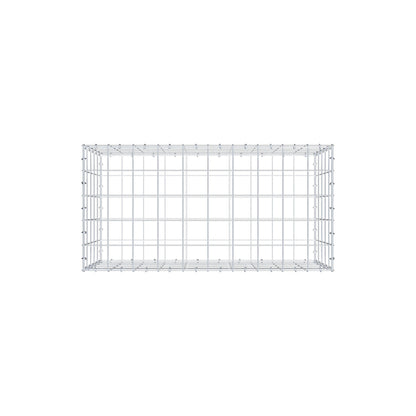 Gabbione 100 cm x 50 cm x 50 cm (L x H x P), maglia 10 cm x 10 cm, anello a C