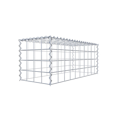 Add-on schanskorf type 3 100 cm x 40 cm x 40 cm (L x H x D), maaswijdte 10 cm x 10 cm, spiraal
