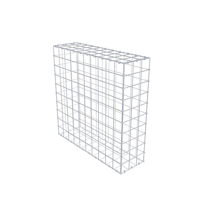Gabion 100 cm x 100 cm x 30 cm (L x H x D), mesh size 10 x 10 cm, spiral ring