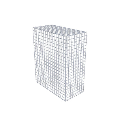 Gabião 100 cm x 80 cm x 40 cm (C x A x P), malhagem 5 cm x 5 cm, anel C
