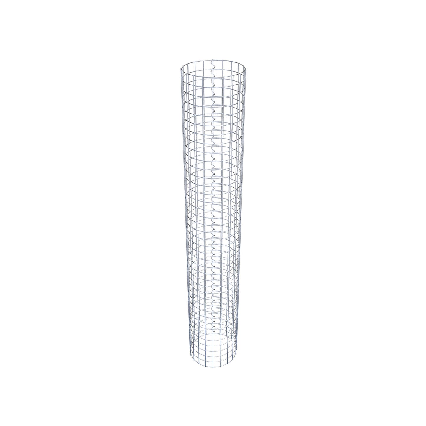 Colonne de gabion ronde 32 cm de diamètre, 200 cm de hauteur, maille 5 cm x 5 cm