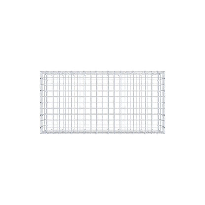 Gabion 100 cm x 30 cm x 50 cm (L x H x D), maskstorlek 5 cm x 10 cm, C-ring