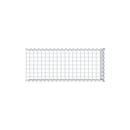 Gabião tipo 4 100 cm x 30 cm x 40 cm (C x A x P), malhagem 5 cm x 5 cm, espiral