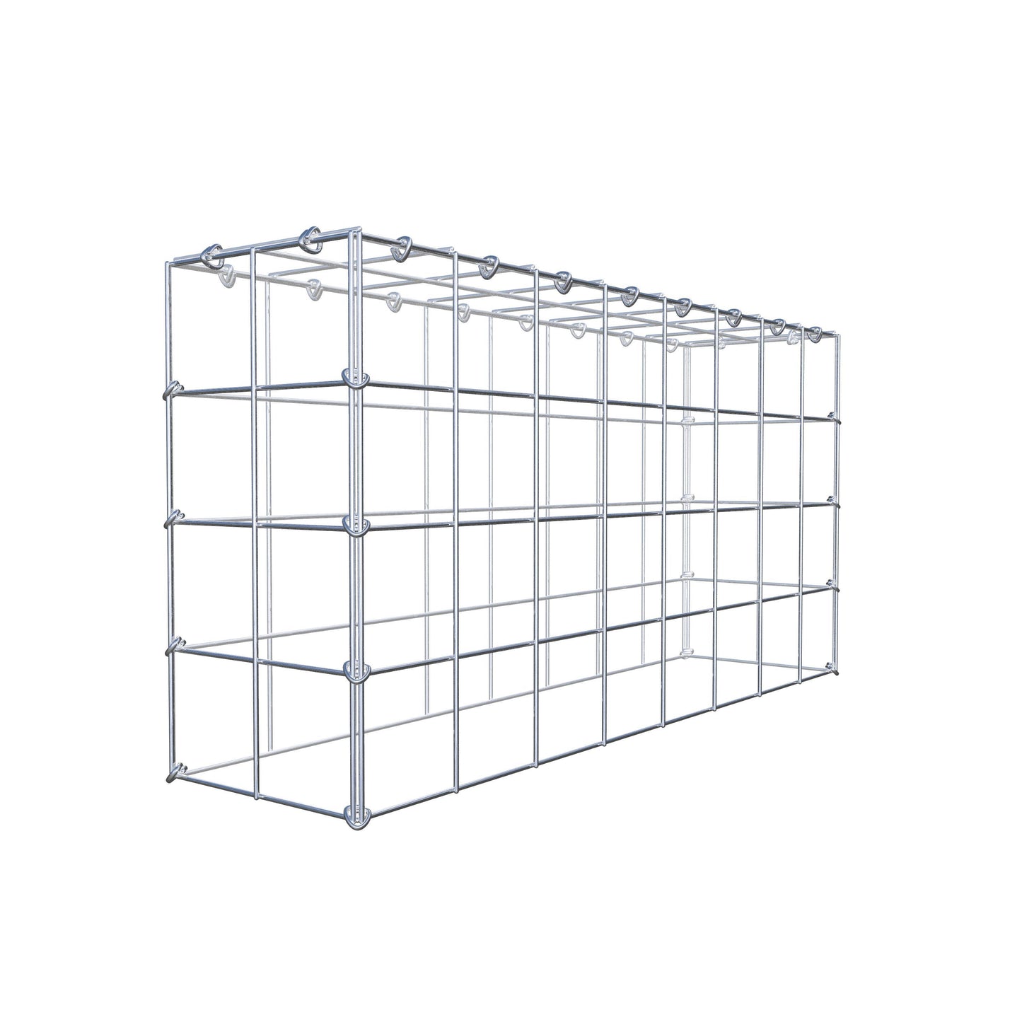 Gabião Tipo 3 80 cm x 40 cm x 20 cm (C x A x P), malhagem 10 cm x 10 cm, anel C