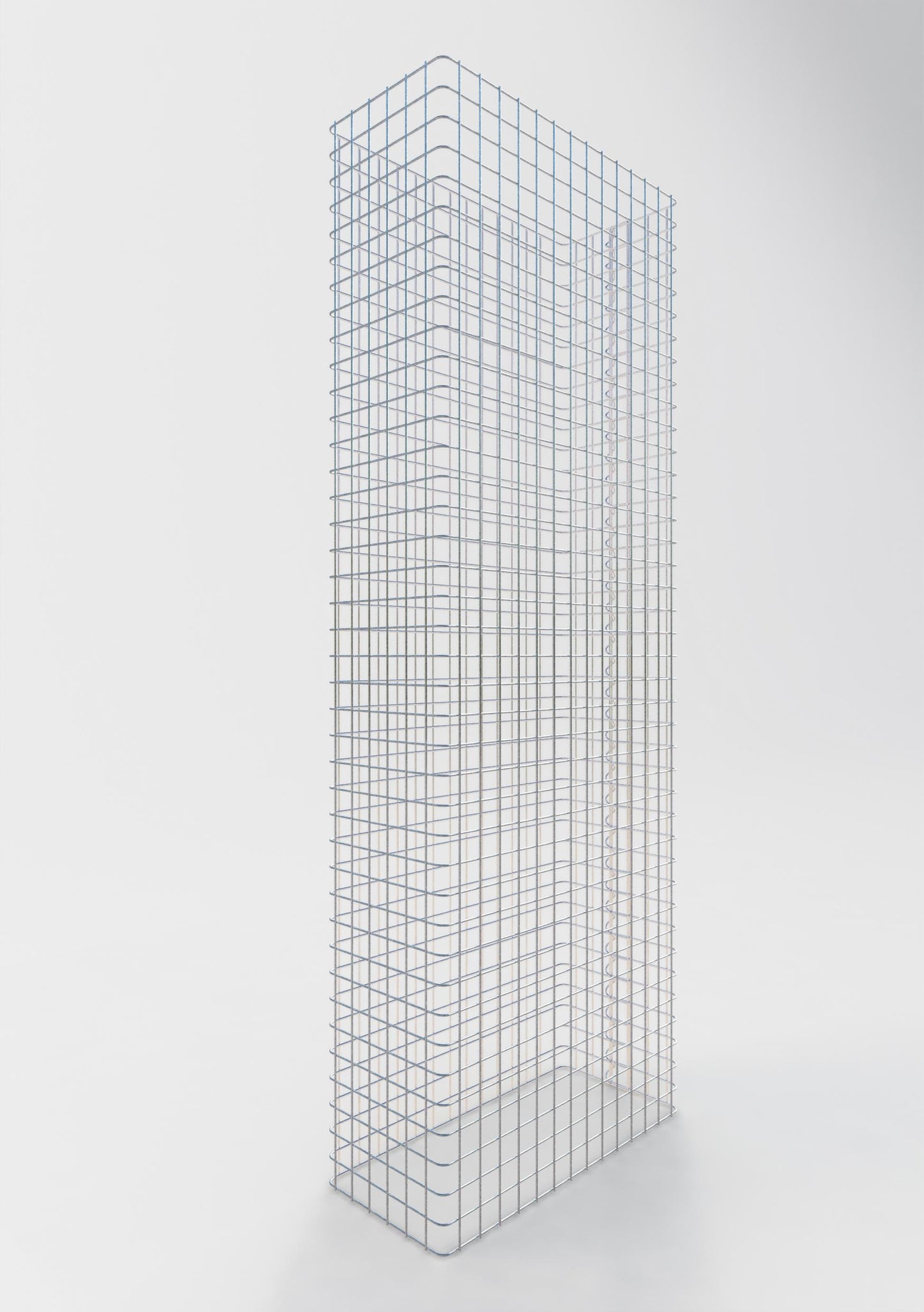 Clôture en gabion Longueur 72 cm, hauteur 180 cm, profondeur 32 cm, mailles 5 x 5 cm