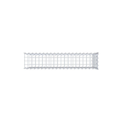 Gabião tipo 2 100 cm x 50 cm x 20 cm (C x A x P), malhagem 5 cm x 5 cm, espiral