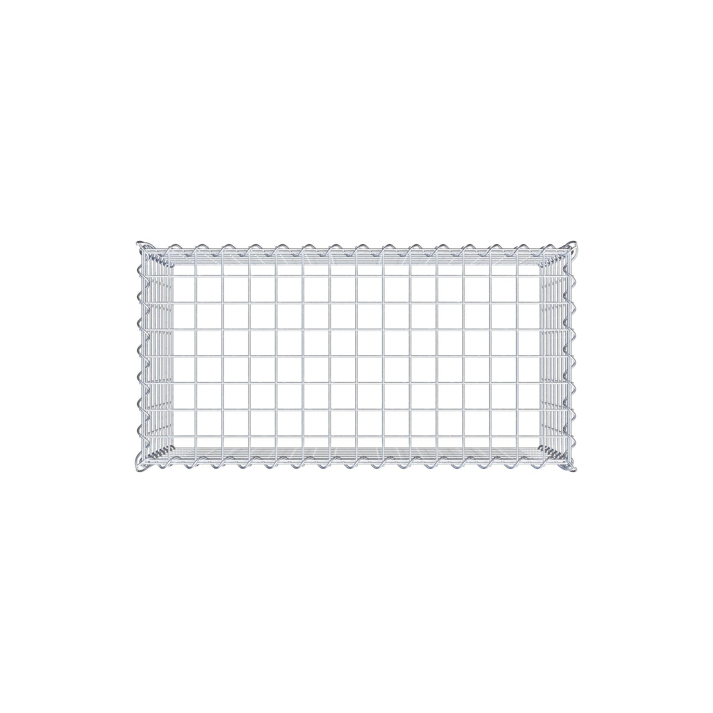 Add-on schanskorf type 3 80 cm x 40 cm x 40 cm (L x H x D), maaswijdte 5 cm x 5 cm, spiraalvormig