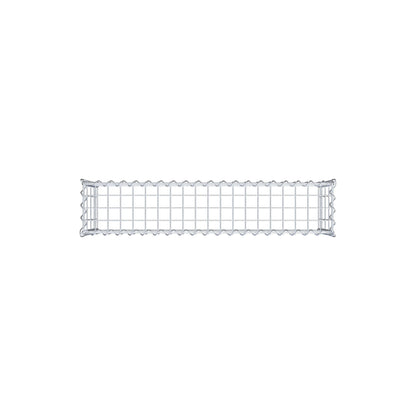 Gavión complementario tipo 3 100 cm x 40 cm x 20 cm (L x A x P), malla 5 cm x 10 cm, espiral