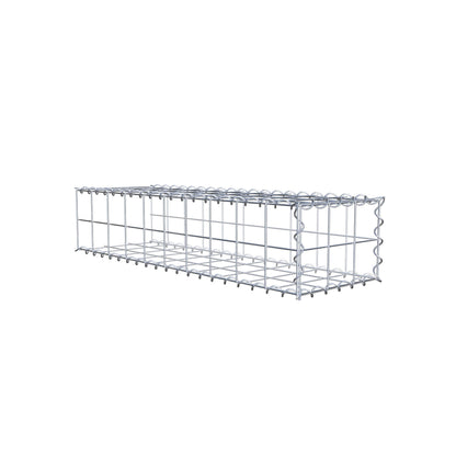 Anbaugabione Typ 2 100 cm x 20 cm x 30 cm (L x H x T), Maschenweite 10 cm x 10 cm, Spirale