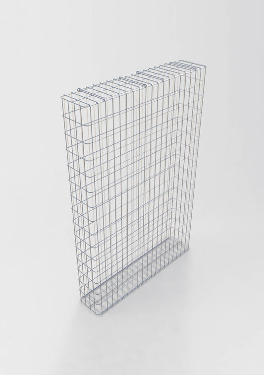 Gavión galvanizado en caliente 102 cm x 152 cm x 22 cm, malla 5 cm x 10 cm, totalmente soldado