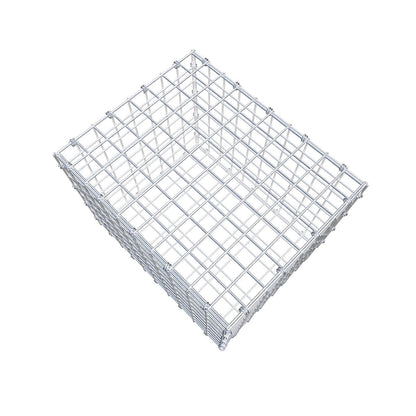 Gabião 50 cm x 40 cm x 40 cm (C x A x P), malhagem 5 x 5 cm, anel espiral