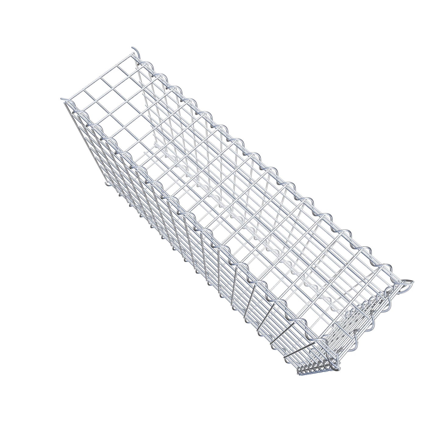 Extra gabion typ 2 80 cm x 40 cm x 20 cm (L x H x D), maskstorlek 5 cm x 5 cm, spiral