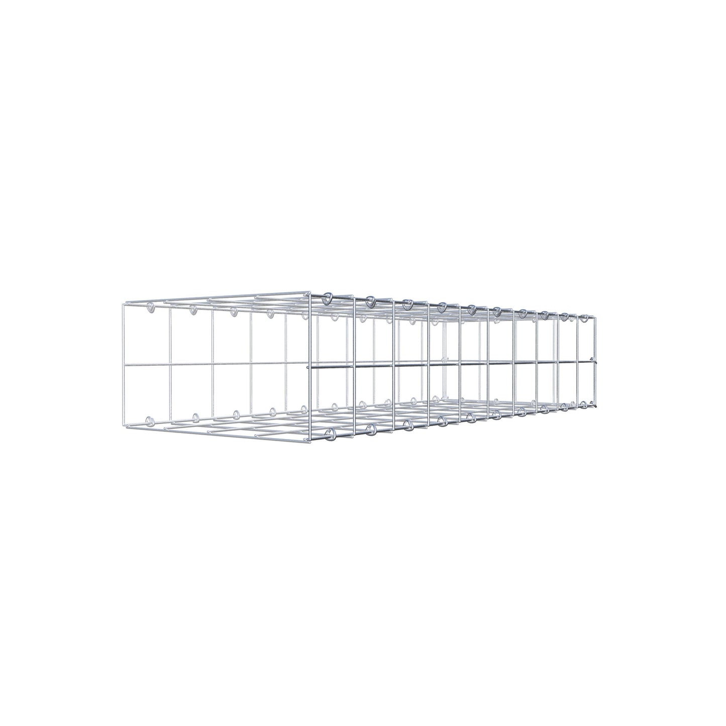 Fourche rapportée type 2 100 cm x 20 cm x 40 cm (L x H x P), mailles 10 cm x 10 cm, anneau C