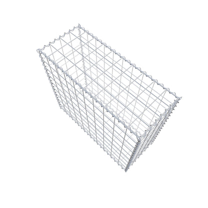 Gabião 100 cm x 90 cm x 40 cm (C x A x P), malhagem 10 cm x 10 cm, espiral
