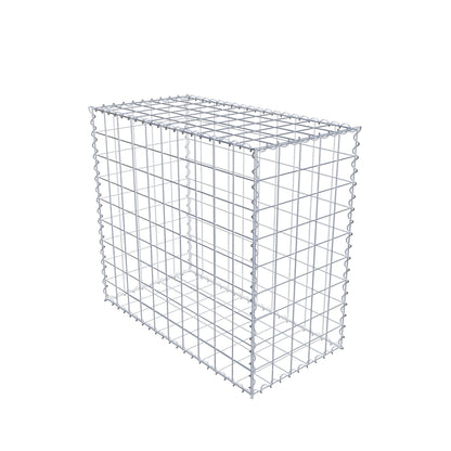Gabion 100 cm x 90 cm x 50 cm (L x H x D), maskestørrelse 10 cm x 10 cm, spiral