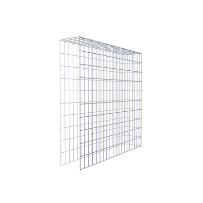 Gabião Tipo 4 100 cm x 100 cm x 20 cm (C x A x P), malhagem 5 cm x 10 cm, anel C