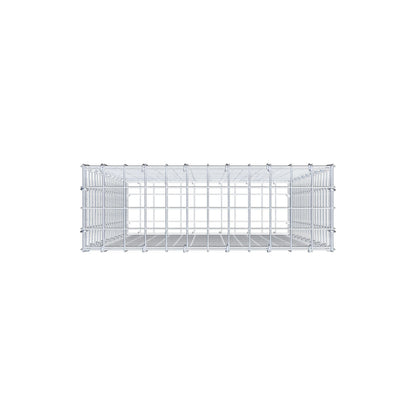 Gabion 100 cm x 60 cm x 20 cm (L x H x D), maskestørrelse 5 cm x 5 cm, C-ring
