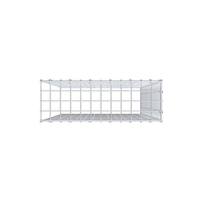Gavión complementario de tipo 4 100 cm x 60 cm x 20 cm (L x A x P), malla 5 cm x 5 cm, anillo en C