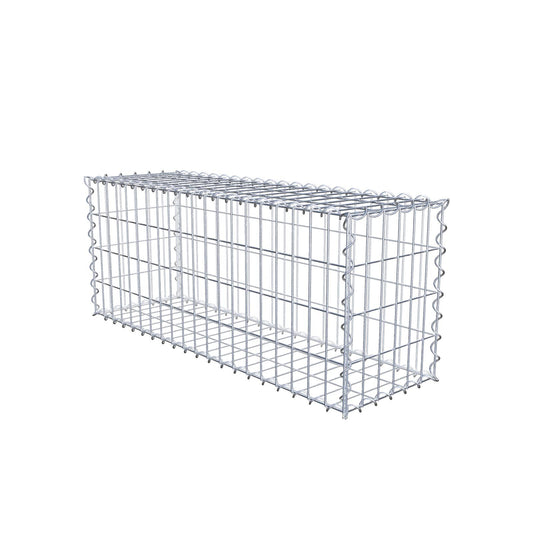 2er Set Gabionen 100 cm x 40 cm x 30 cm (L x H x T), Maschenweite 5 x 10 cm, Spirale