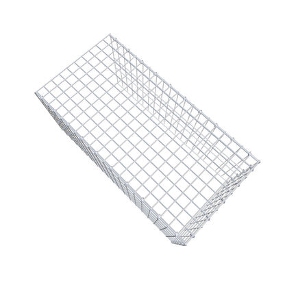 Monteret gabion type 4 100 cm x 50 cm x 50 cm (L x H x D), maskestørrelse 5 cm x 10 cm, C-ring