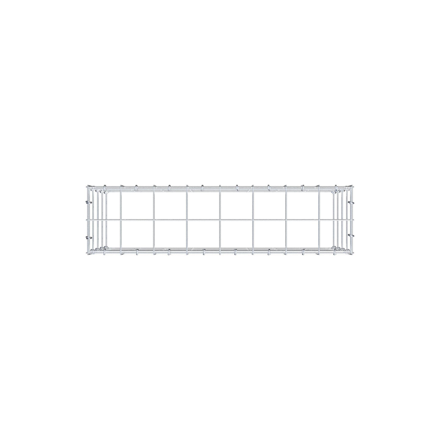 Gabião Tipo 3 80 cm x 40 cm x 20 cm (C x A x P), malhagem 10 cm x 10 cm, anel C