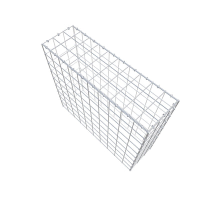 Mounted gabion type 3 100 cm x 90 cm x 30 cm (L x H x D), mesh size 10 cm x 10 cm, C-ring