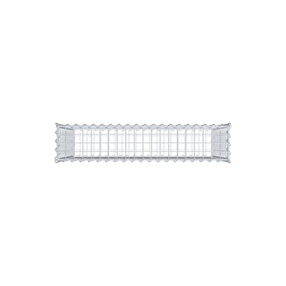 Gabião 100 cm x 70 cm x 20 cm (C x A x P), malhagem 5 cm x 5 cm, espiral