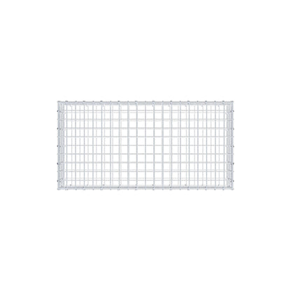 Gabione 100 cm x 20 cm x 50 cm (L x H x T), Maschenweite 5 cm x 5 cm, C-Ring